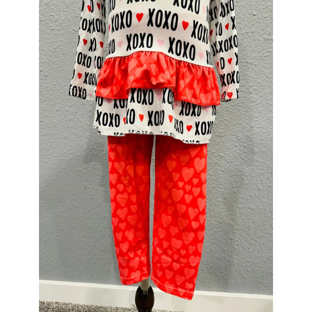 Wellington Designs Girls XO Pants Set, Sz 3T